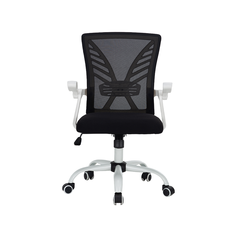 ZY-6801W  white Arm swivel Mesh Office Chair
