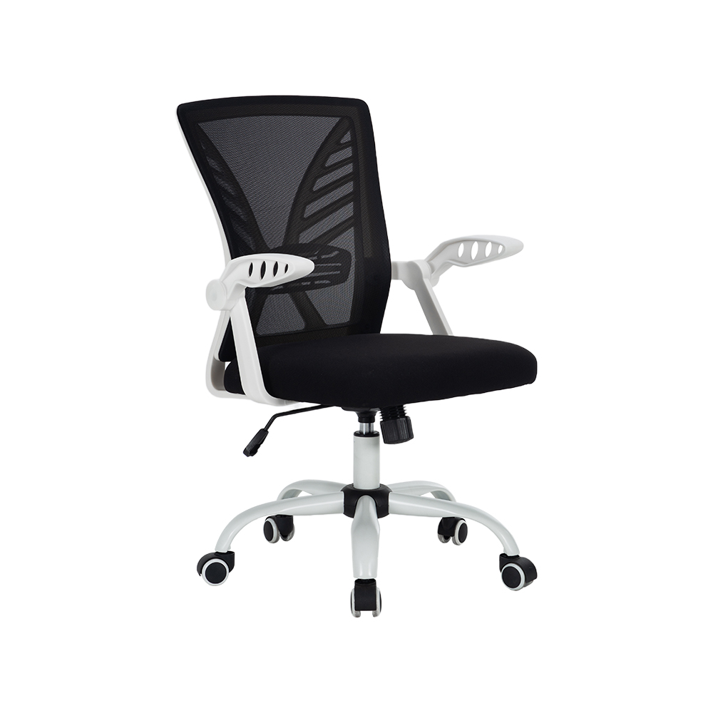 ZY-6801W  white Arm swivel Mesh Office Chair
