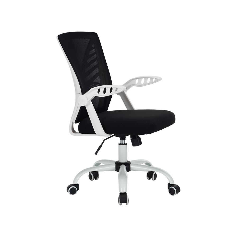 ZY-6801W  white Arm swivel Mesh Office Chair