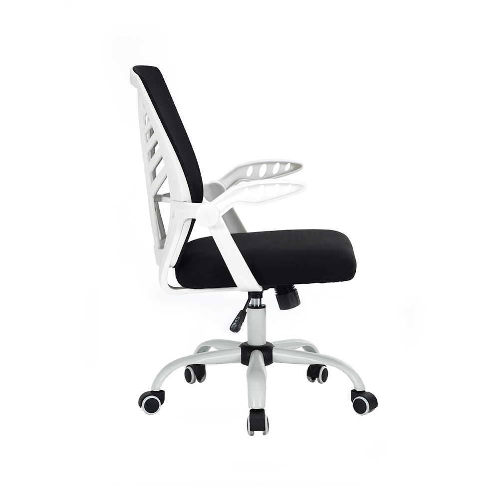 ZY-6801W  white Arm swivel Mesh Office Chair